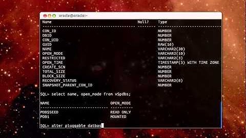 startup pluggable database in 12c