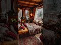 Winter’s Enchanted Refuge 😴 Cozy Crackling Fire &amp; Snow’s Lullaby for Restful Sleep ❄️