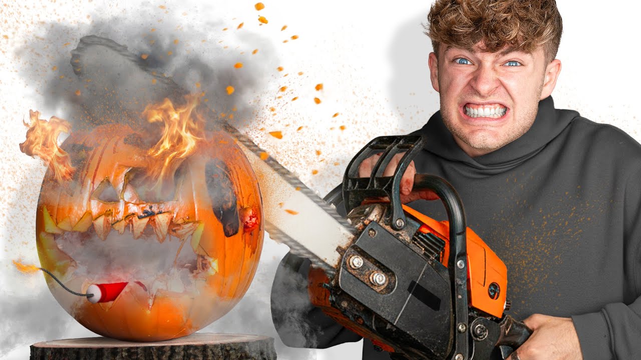 KÜRBIS schnitzen EXTREM🎃🪓
