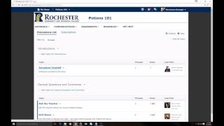 Reply to a Discussion Post in D2L Brightspace