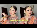 Weddingseries dholkimehndi makeup tutorial  step by step easy makeup tutorial