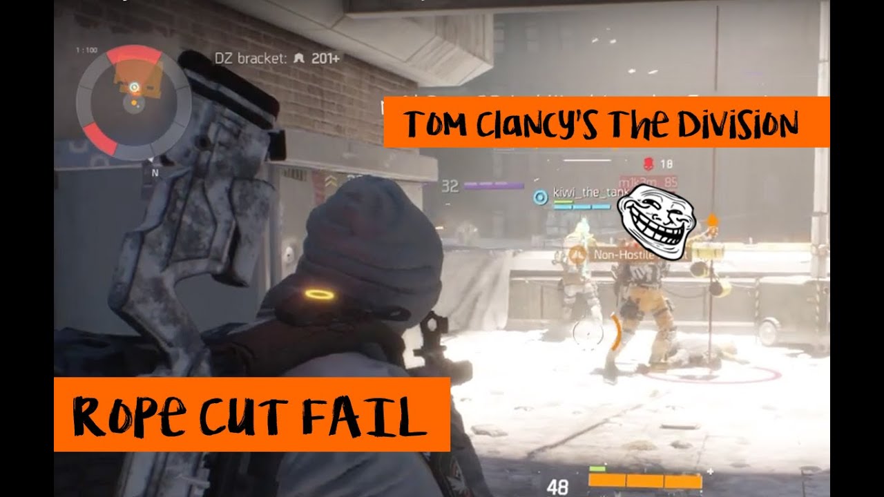 Tom Clancy's The Division - Sever rope fail / win - YouTube