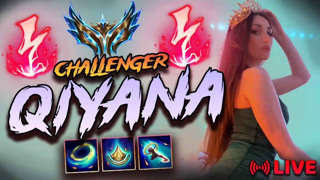 ⋆༺𓆩 CHALLENGER 1KLP QIYANA - UNRANKED TO CHALL  𓆪༻⋆
