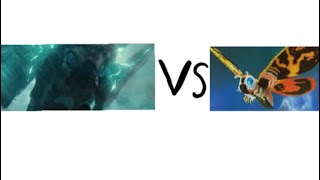 Titanus Mothra 2019 Vs Heisei Mothra 1964 (EPIC BATTLE🎆🎇)