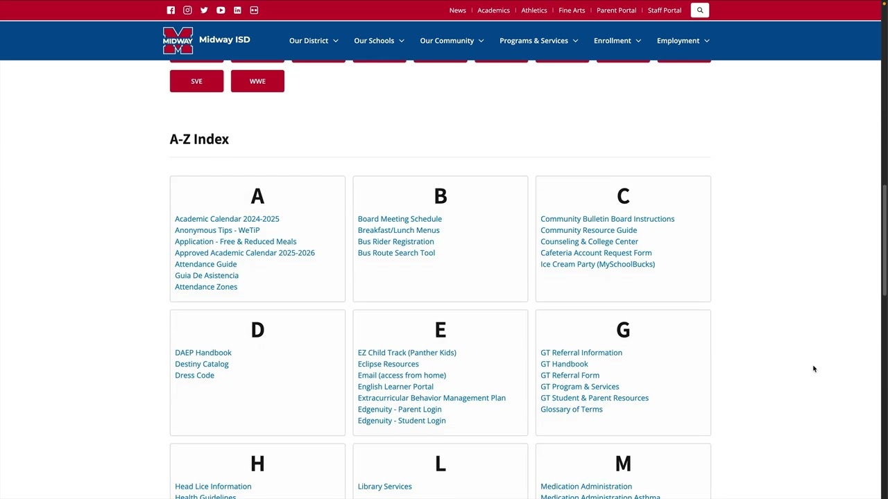 Guide to Navigating the Parent Portal
