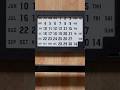 Daily Calendar Puzzle Solution — Wednesday the 14th of January