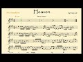 Heaven by bryan adams eb sax play along