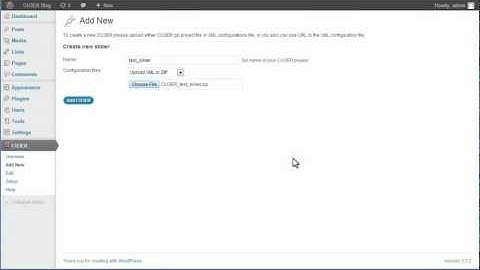 CU3ER 3D Image Slider - wpCU3ER - Adding new project