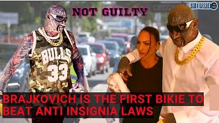Ex-Hells Angels bikie, the first to successfully challenge Anti-Insignia Laws in WA