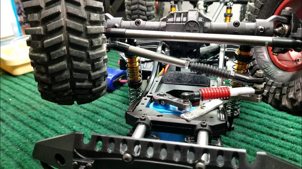 SCX10 II CLONE Steering link custom ステアリングリンク改造 🔧閲覧