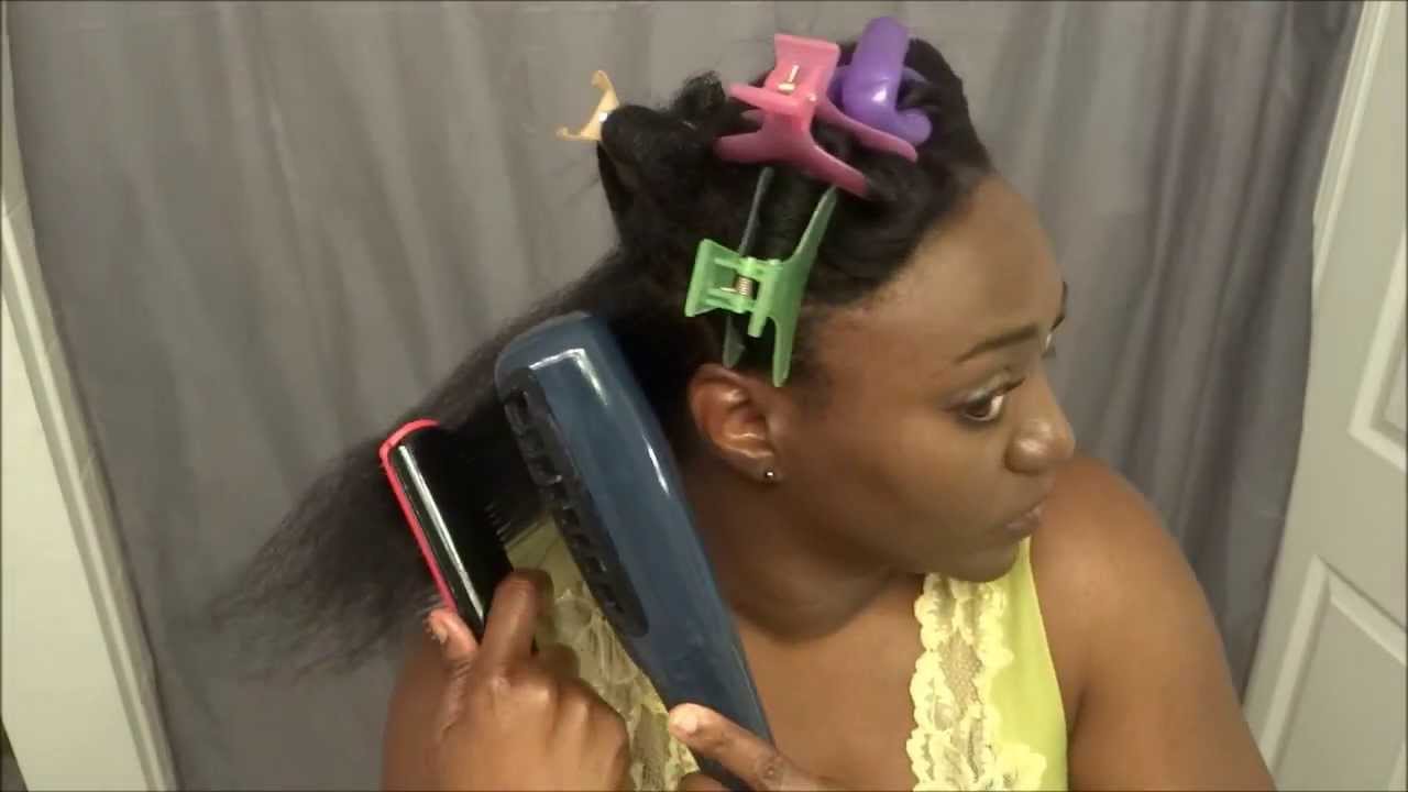 blow-drying-on-texlaxed-hair-youtube