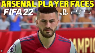 FIFA 22 - ARSENAL PLAYER FACES | PS5™ [4K 60FPS]