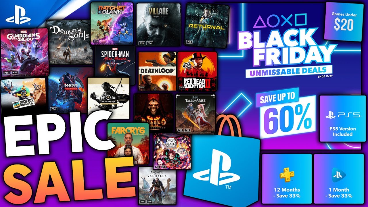 EPIC PSN Black Friday 2021 SALE LIVE NOW! 400+ PS4/PS5 BLACK FRIDAY DEALS! (Black Friday Game Deals)