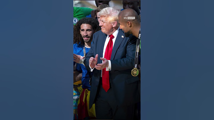 Cole Palmer's reaction to Donald Trump staying as Chelsea lifted the Club World Cup trophy