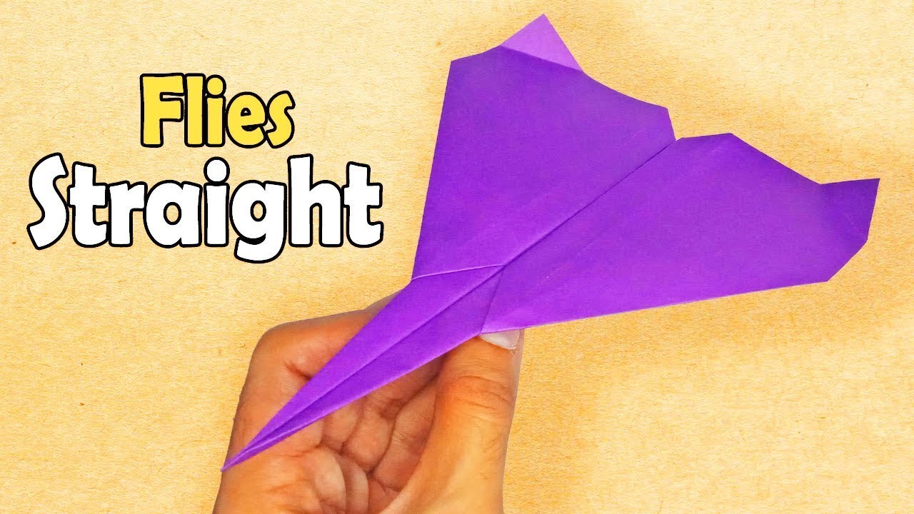 How to Fold Paper Airplanes That Fly Far How to Make Paper Airplane That Flies Far YouTube