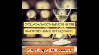 Не верьте выписке из ЕГРН, если она стара датой❗️