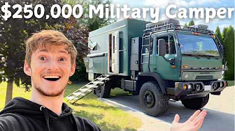 Is This the Ultimate Ex-Military Camper Van Conversion? ($250,000 Vanlife Tour)