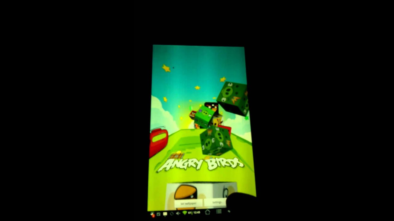 Angry Birds 3D Boxes Live Wallpaper For Android