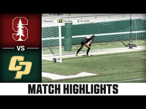 Stanford vs. Cal Poly Match Highlights | 2026 ACC Women's Soccer