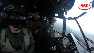 Zbor Cu Elicoptere De Luptă Iar-330 Socat, Specializate Ananc, Din Escadrila 713 Elicoptere