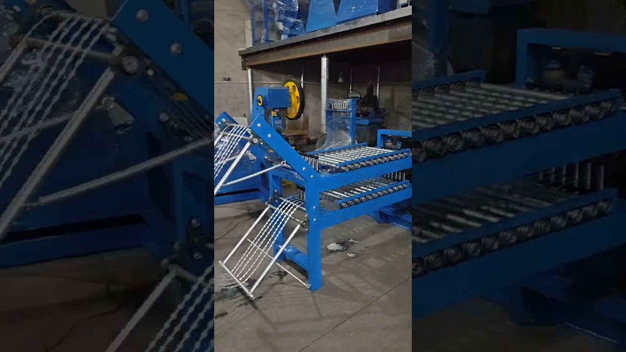 High speed razor barbed wire machine