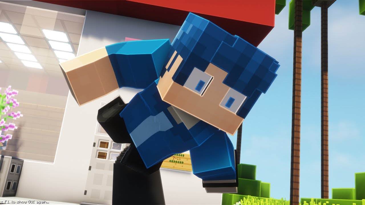 Minecraft Skateboard FAIL!! 