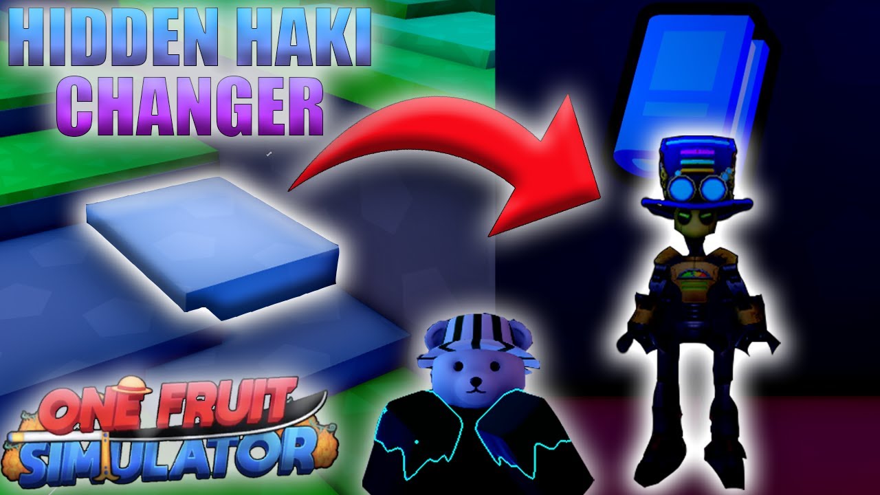 How to change HAKI COLOR in ONE FRUIT SIMULATOR #onefruitsim