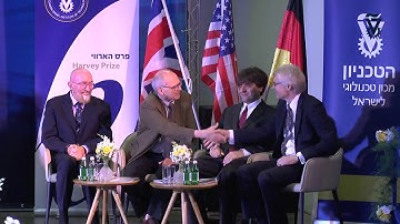 Kip Thorne and Rainer Weiss Nobel Laureates Technion Harvey Prize 2016