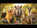Amazing Animal Moments: Eagle, Dog, Rhinoceros, Leopard, Deer, Otter, Raccoon, Cormorant, Fish