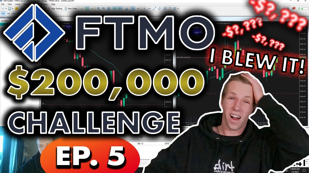 FTMO 200K Day Trading Challenge LIVE Episode 5 YouTube