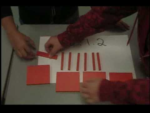 Dividing Decimals with Base Ten Blocks - YouTube