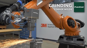 Robotic Grinding and Sanding Automation - Steel Corner Welds