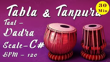 C# Scale Tabla & Tanpura | Taal - Dadra (6) | BPM - 120
