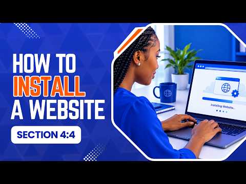 Section 4:4   How to Install a Website - Domain, hosting, Website Scripts