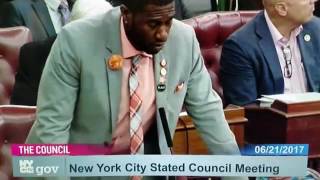 CM Jumaane Williams on Intro 1259 Prohibiting Discrimination Against Veterans & Military