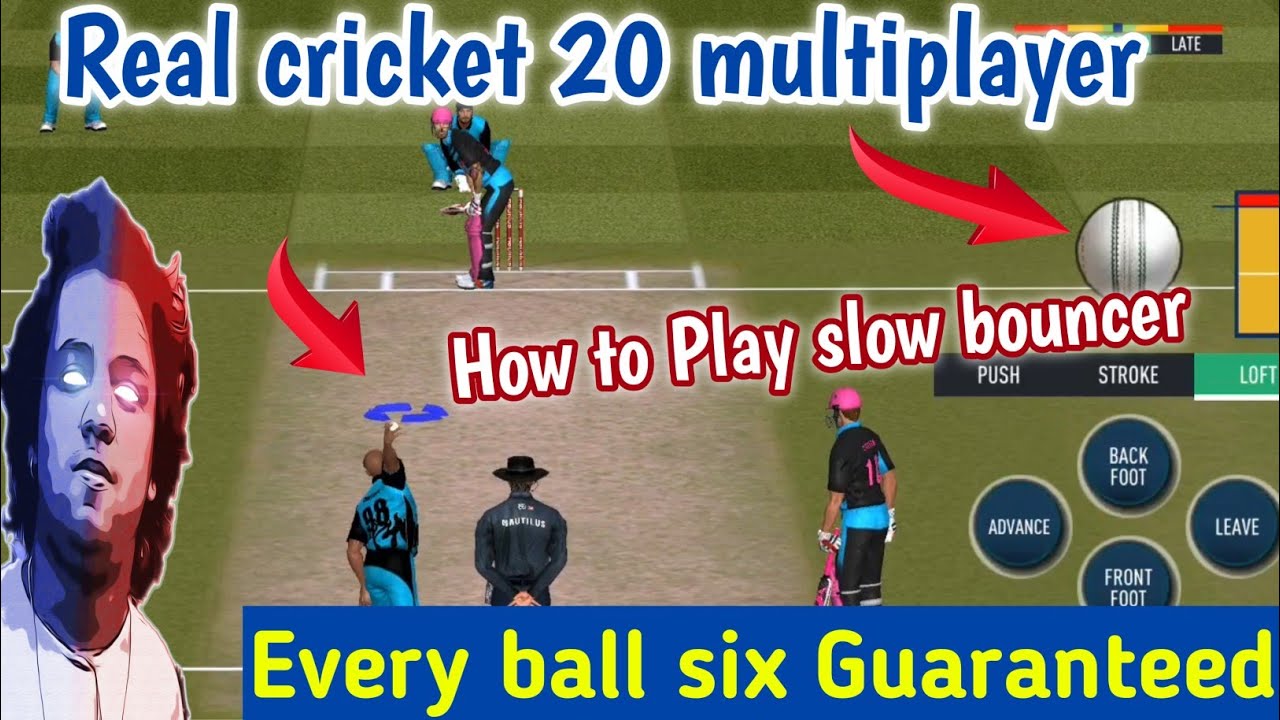How to play Slow bouncer in Real cricket 20 multiplayer|Real cricket 20 ...