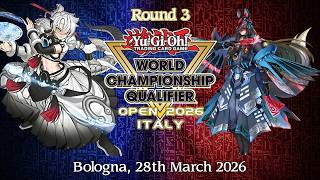 WCQ OPEN BOLOGNA │ Dracotail VS Vanquish Soul K9 │ Round 3 Yu-Gi-Oh! March 2026