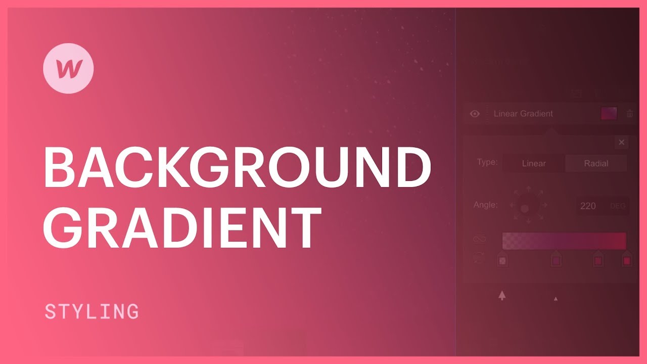 Background gradients - Webflow CSS tutorial (using the Old UI) - YouTube