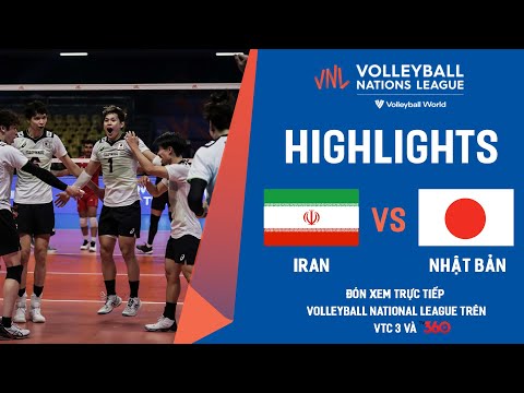 Video Highlights bóng chuyền nam | Iran vs Nhật Bản | giải... - youtube