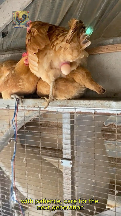 Very healthy organic chicken eggs are produced from beautiful chickens #chickenfarming