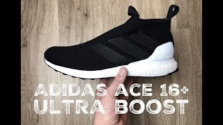 Adidas ACE 16+ Purecontrol Ultra Boost ˋcore black´ | UNBOXING & ON FEET | fashion shoes | 2017 | HD