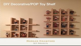 In this video I show you how to build a wall hanging decorative shelf that can be used for various items. I am a POP Toy addict so my 
