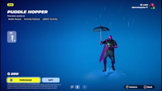 NEW Puddle Hopper Emote - Fortnite Item Shop April 12, 2024