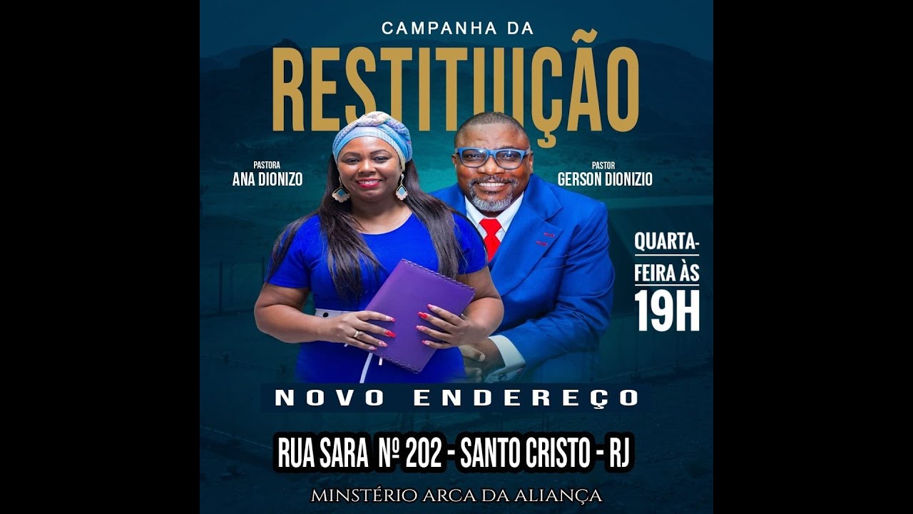 CULTO DA RESTITUIÇÃO - 24/02/2026
