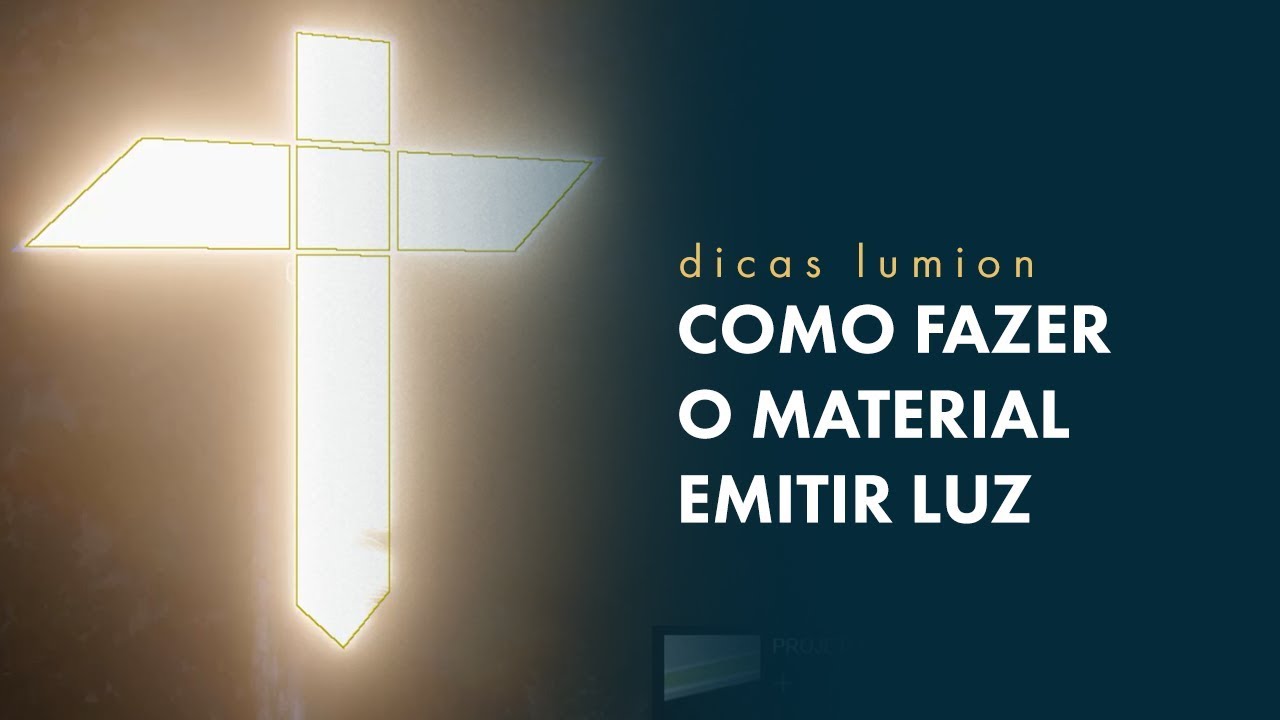 LUMION - Como fazer o Material emitir Luz [GARANTIDO] - YouTube