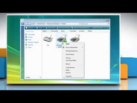 Video: Bagaimana cara menghubungkan printer nirkabel ke Windows Vista?