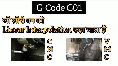 How To Use G01 Code In Cnc Programming | G01 Linear Interpolation Motion | Part 2