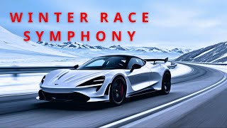 : Winter Race Symphony / A Fusion of Violin and Rhythmic Beats