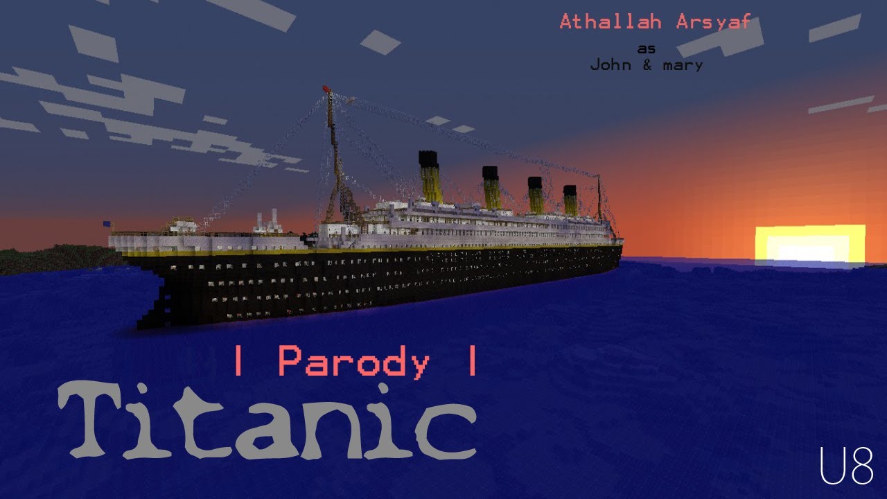 minecraft shorts - the titanic parody - youtube