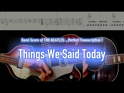 Things We Said Today (Band Score) - The Beatles